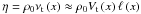 \hbox{$\eta = \rho_0 \nu_{\rm t}\left(x\right) \approx \rho_0 V_{\rm t}\left(x\right) \ell\left(x\right)$}