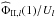 \hbox{${{{\widehat \Phi}_{\II,l}(1)}/{U_l}}$}