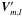 \hbox{$\vec{V}'_{m,l}$}