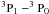 \hbox{$^3{\rm P}_1-^3{\rm P}_0$}