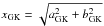 \hbox{$x_{\rm GK}=\sqrt{a^2_{\rm GK}+b^2_{\rm GK}}$}