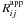 \hbox{$R_{ij}^{\rm app}$}