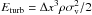\hbox{$E_{\rm turb}= \Delta x^{3} \rho \sigma_{\rm v}^{2}/2$}