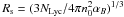 \hbox{$R_{\rm s}=(3N_{\rm Lyc}/4\pi n_0^2\alpha_B)^{1/3}$}