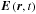 \hbox{${{\vec E}}\left( {{ {\vec r}},t} \right)$}