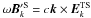 \hbox{$\omega {\vec B}_{k}^{\prime \rm S} = c{{\vec k}}\times {\vec E}_{k}^{\rm TS} $}