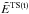 \hbox{$\tilde {E}^{\rm TS(t)} $}