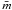 \hbox{$\bar{m}$}