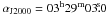 \hbox{$\alpha_\mathrm{J2000}=03^\mathrm{h}29^\mathrm{m}03\fs0$}