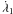 \hbox{$\dot\lambda_1$}