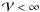 \hbox{$\cal V < 1$}