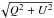 \hbox{$\sqrt{Q^2 + U^2}$}