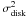 \hbox{$\sigma^2_{\rm disk}$}