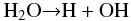 \begin{eqnarray} &&\rm C+OH {\rightarrow}HCO \\[1mm] &&\rm HCO+OH {\rightarrow} CO_{2}+H_{2}. \end{eqnarray}