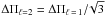 \hbox{$\Delta \Pi_{\ell=2}=\Delta \Pi_{\ell\,=\,1} /\!\sqrt 3$}