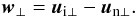 \begin{equation} \label{w} \vec w_{\perp}= \vec u_{\rm i\perp} - \vec u_{\rm n\perp}. \end{equation}