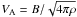 \hbox{$V_{\rm A}=B/\sqrt{4 \pi \rho}$}