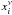 \hbox{$x_i^{\nu}$}