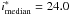 \hbox{$i^\ast_{\rm median}=24.0$}