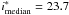 \hbox{$i^\ast_{\rm median}=23.7$}