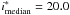 \hbox{$i^\ast_{\rm median}=20.0$}