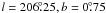 \hbox{$l=206\fdg25, b=0\fdg75$}