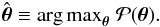 \begin{equation} \md\vPar \defby {\arg\max}_{\vPar}\;\postr(\vPar). \end{equation}