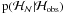\hbox{$\p(\hy_{\mathcal N}|\hy_{\mathrm{obs}})$}