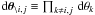 \hbox{$\ddd\vPar_{\backslash i,j} \defby \prod_{k\neq i,j}\ddd\param_k$}