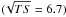 \hbox{$(\!\sqrt{TS}=6.7)$}
