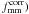 \hbox{$f_{\rm{mm}}^{\rm{corr}})$}