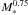 \hbox{$M_*^{0.75}$}