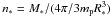 \hbox{$n_*= M_* / (4 \pi / 3 m_{\rm p} R_*^3) $}