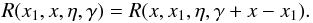 \appendix \setcounter{section}{1} \begin{equation} R(x_1,x,\eta,\gamma) = R(x,x_1,\eta,\gamma+x-x_1). \label{eq:rfmono_bal} \end{equation}