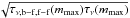 \hbox{$\sqrt{\tau_{\nu,\rm b-f,f-f}(m_{\rm max})\tau_{\nu}(m_{\rm max})}$}