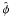 \hbox{$\hat\phi$}