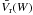 \hbox{$\bar{V_{\rm r}}(W)$}