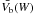 \hbox{$\bar{V_{\rm b}}(W)$}