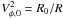 \hbox{$V_{\phi,0}^2=R_0/R$}