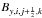 \hbox{$B_{y,i,j+\HALF,k}$}