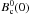 \hbox{$B_{\rm c}^0(0)$}