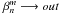 \hbox{$\beta^m_n \longrightarrow out$}