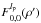 \hbox{$F_{0,0}^{l_{\rm p}}( \rho')$}