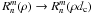 \hbox{$R_n^m(\rho)\rightarrow R_n^m(\rho d_{\rm c})$}