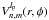 \hbox{$V_{n,m}^{l_{\rm p}}(r,\phi)$}
