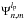 \hbox{$\Psi_{n,m}^{l_{\rm p}}$}