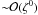 \hbox{${\sim} {\cal O}(\zeta^0)$}