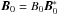 \hbox{$\vec{B}_{0}=B_{0}\vec{B}_{0}^{*}$}