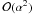 \hbox{$\mathcal{O}(\alpha^2)$}