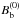 \hbox{$B_{\rm b}^{(0)}$}